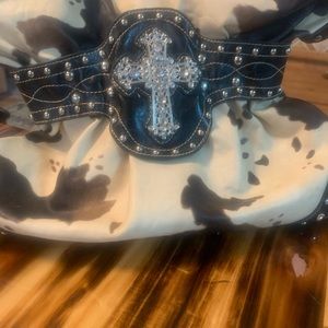 country road western cross purse